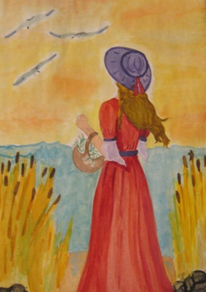 Рисунок на тему бедная Лиза