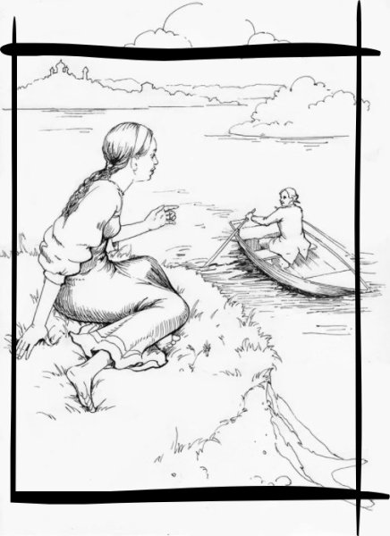 Бедная Лиза рисунок карандашом