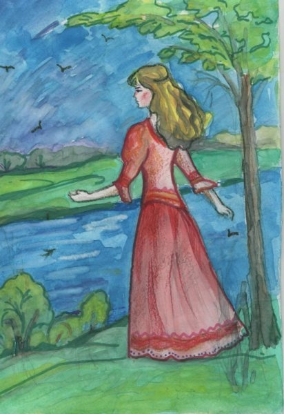 Иллюстрации к произведениям легкие