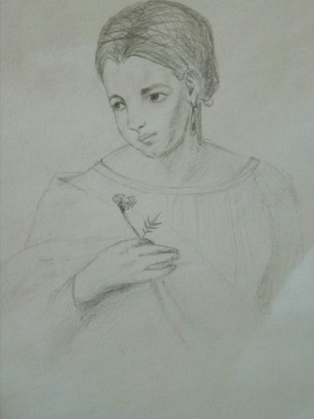 Бедная Лиза портрет Лизы