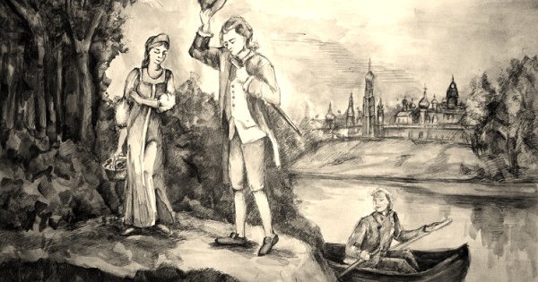 Карамзин бедная Лиза иллюстрации