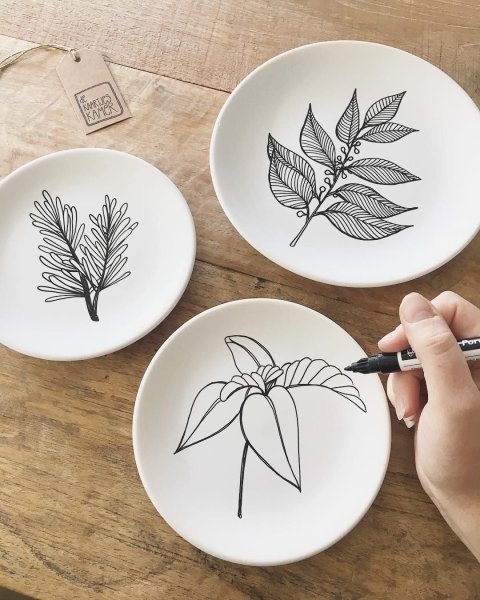 Тарелка с детским рисунком