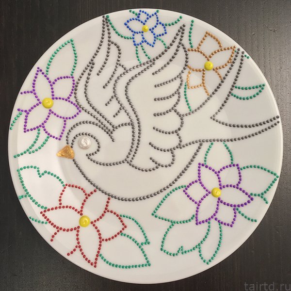 Мастер класс роспись тарелок