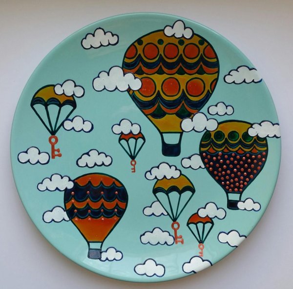 Роспись тарелок для детей
