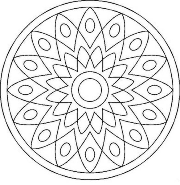 Трафарет тарелки для росписи для детей