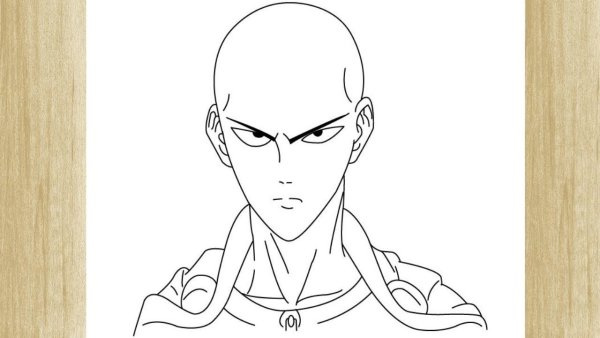 Сайтама для срисовки