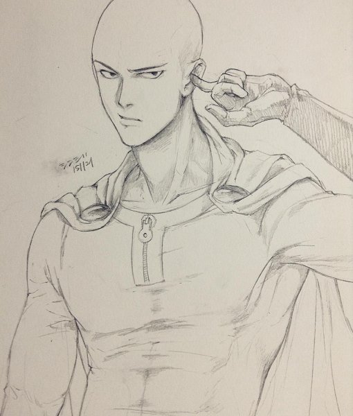 Сайтама Наброски Манга