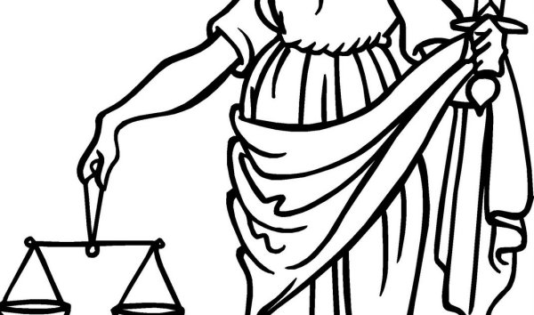 Изображение Фемиды для визитки