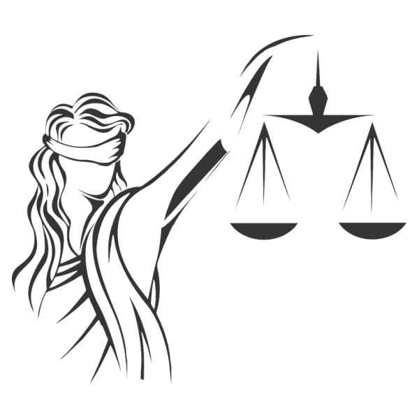 Женщина с весами правосудия