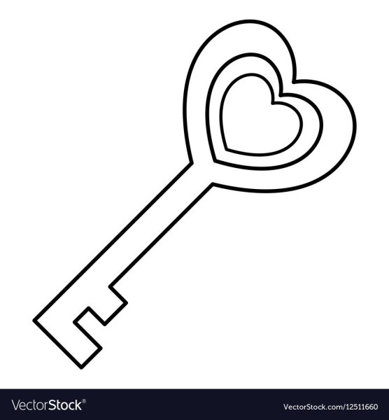 Ключ рисунок