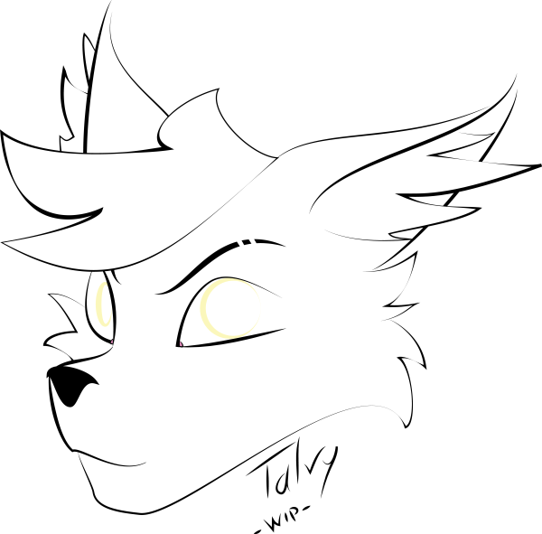 Фокси рисунок карандашом для срисовки