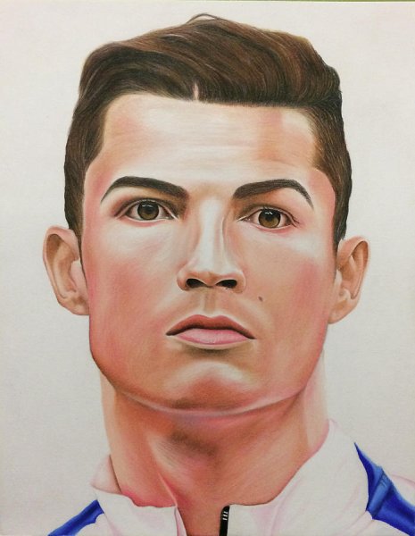 Рисовать Кристиано Роналдо