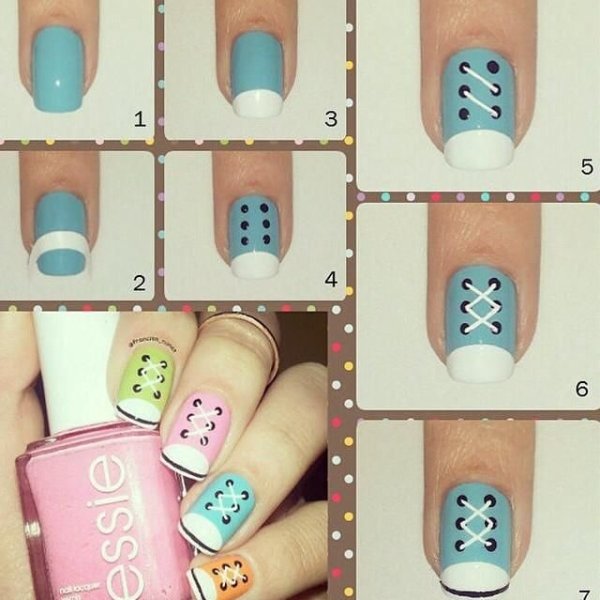 Рисунки на ногтях для начинающих