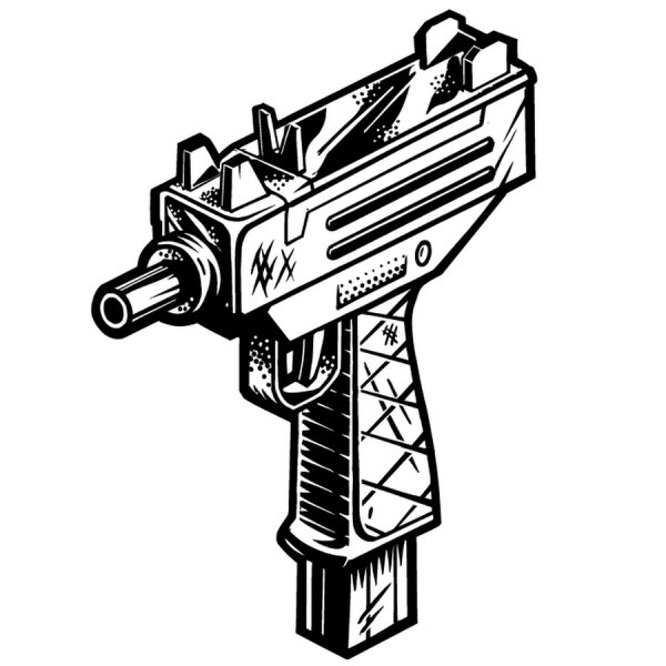 Мини УЗИ эскиз