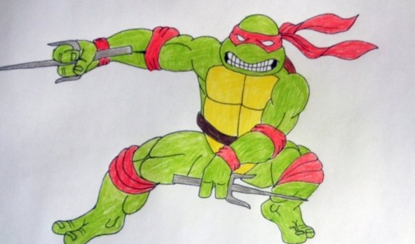Черепашки ниндзя Чиби рисунки