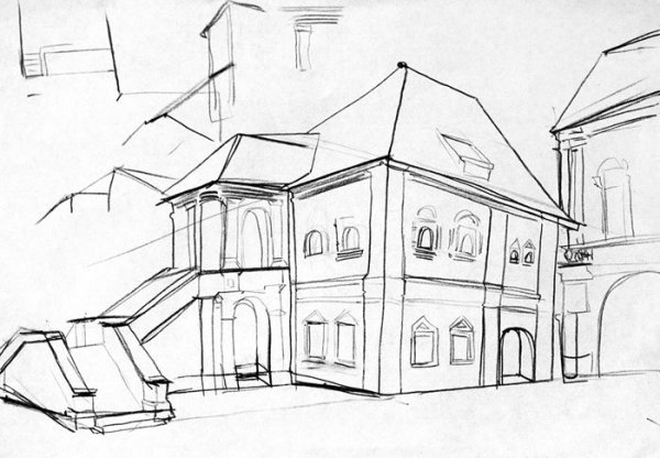 Уроки рисования архитектуры