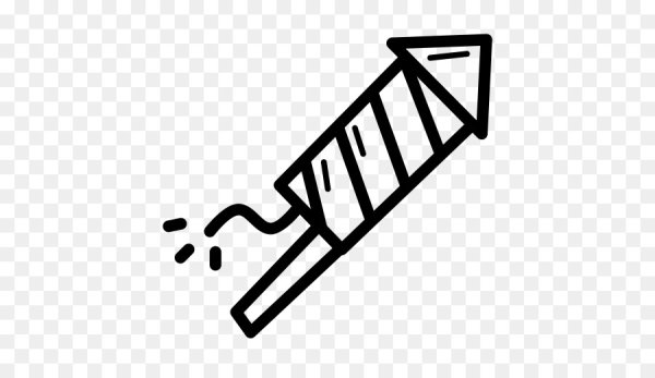 Хлопушка черно белая