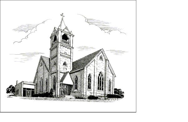 Церковь раскраска