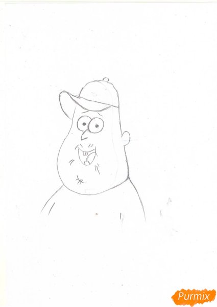 Гравити Фолз ЗУС карандашом