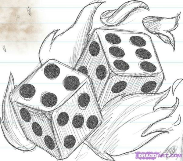 Сюжетная картина карандашом