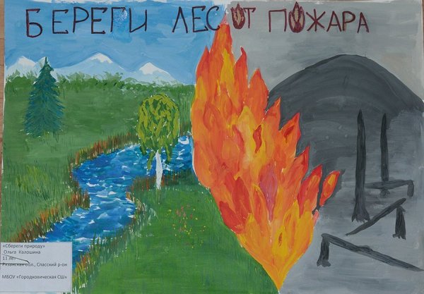 Рисунок на экологическую тему легко