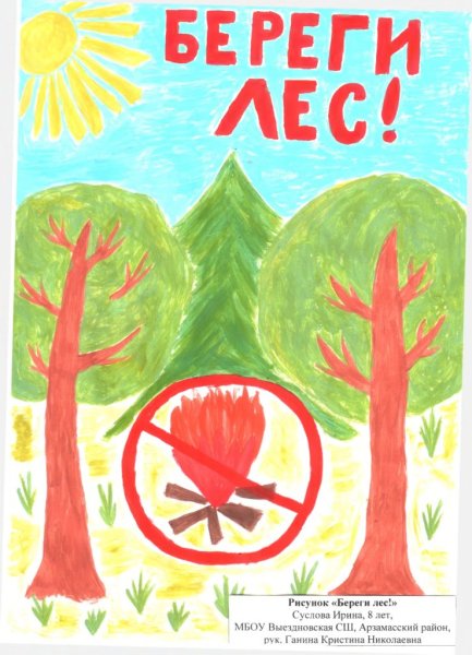 Рисунок на тему береги природу