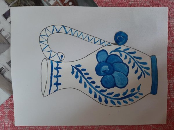 Изо 5 класс чайник Гжель