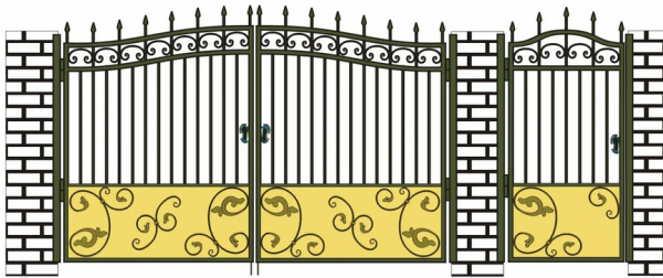 Калитка рисунок