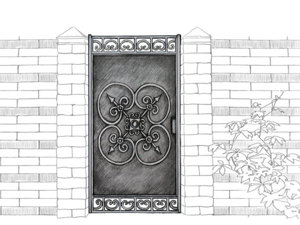 Орнаменты кованых ворот