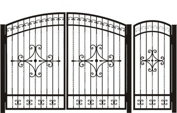 Эскизы металлических ворот