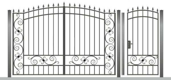 Эскизы кованых ворот