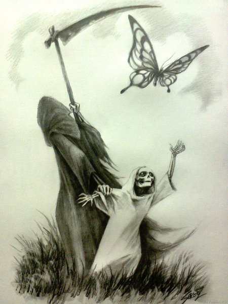 Смерть рисунок