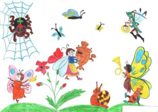 Чуковский раскраски к сказкам Муха Цокотуха