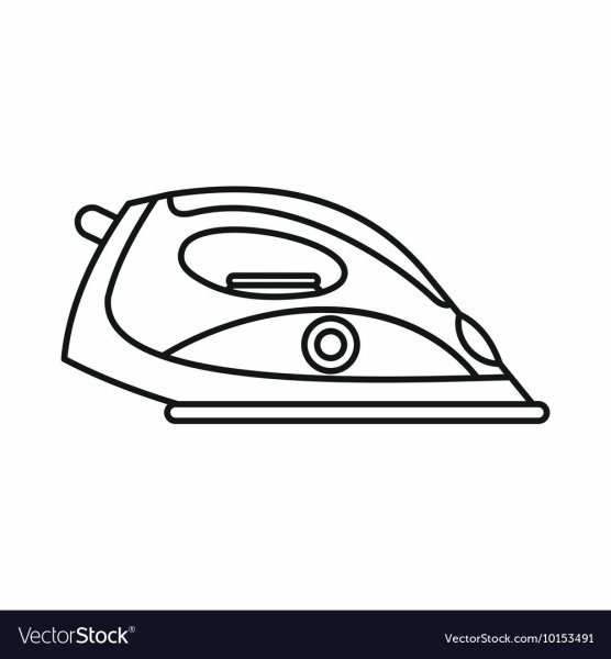 Утюг для детей черно-белый