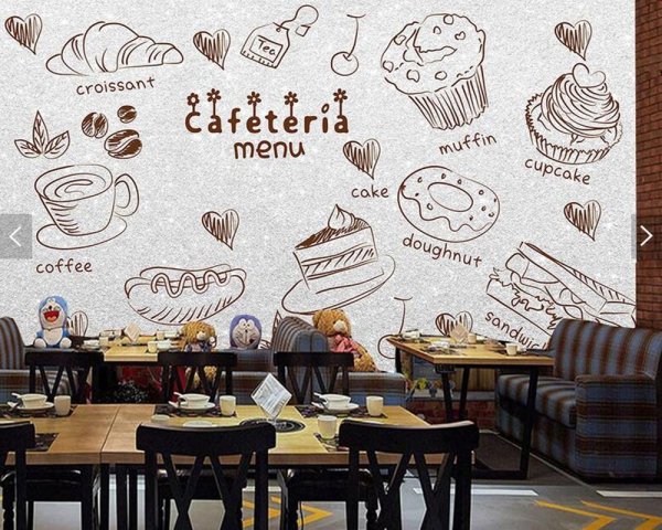 Кафе раскраска для детей