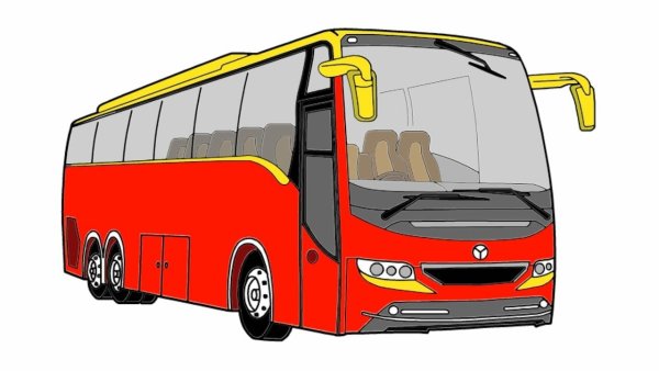 Раскраски для дошкольников автобусы