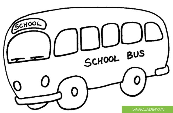 Автобус рисунок простой цветной