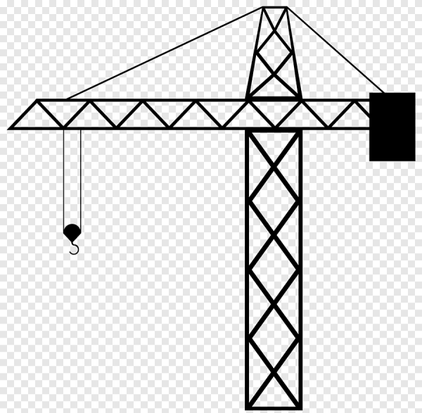 Нарисовать подъемный кран