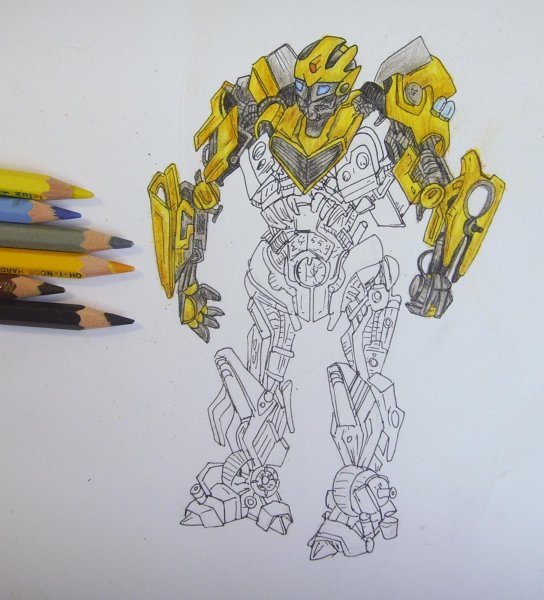Трансформер Рэтчет нарисовать