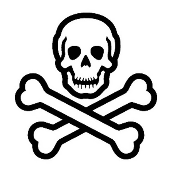 Весёлый Роджер знак пирата