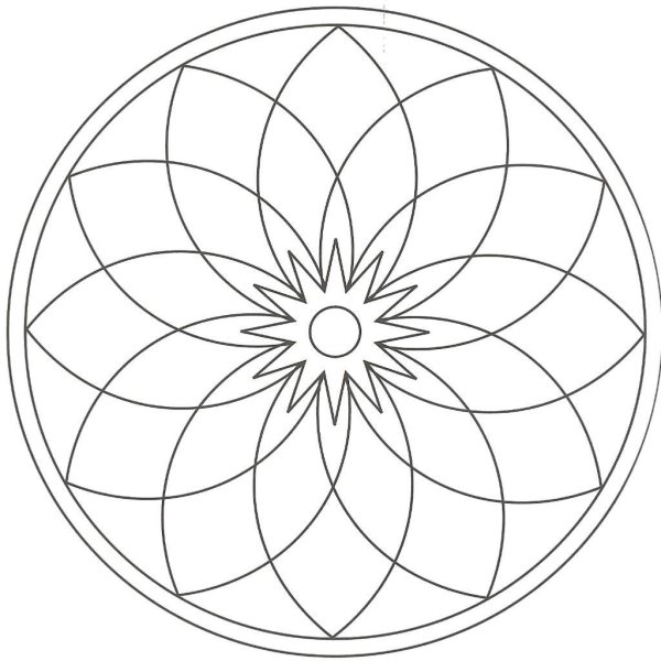 Мандала простая
