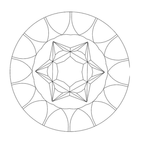 Мандала простая