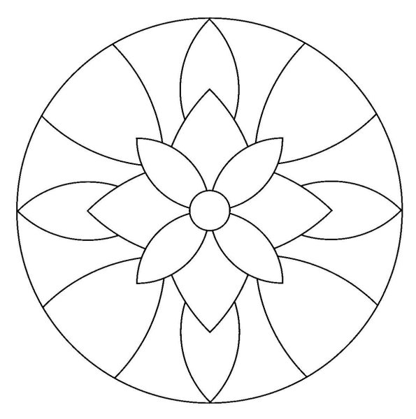 Простые мандалы для детей