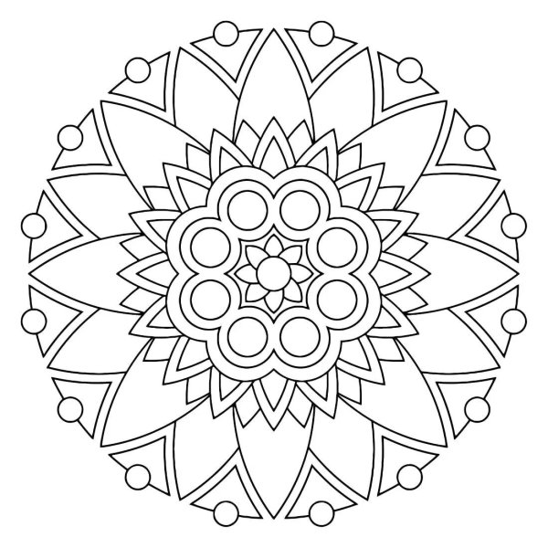 Мандала для младших школьников