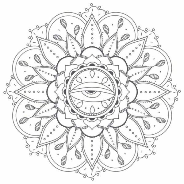 Простые мандалы для детей