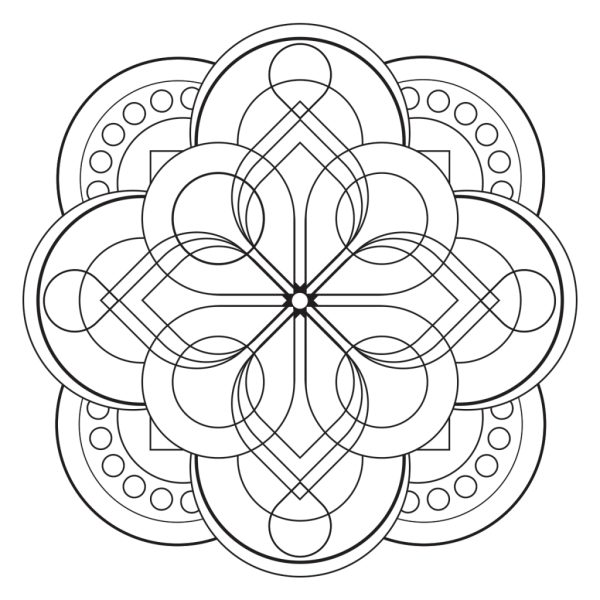 Мандала легкая для детей