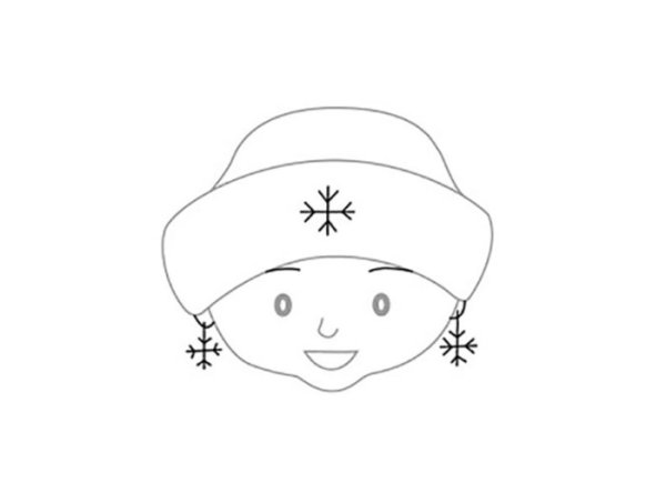 Лицо Снегурочки