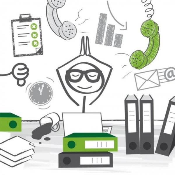 Стресс иллюстрации