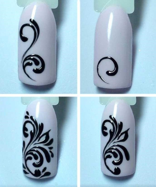 Рисование на ногтях для новичков