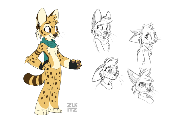 Стиль рисования фурри